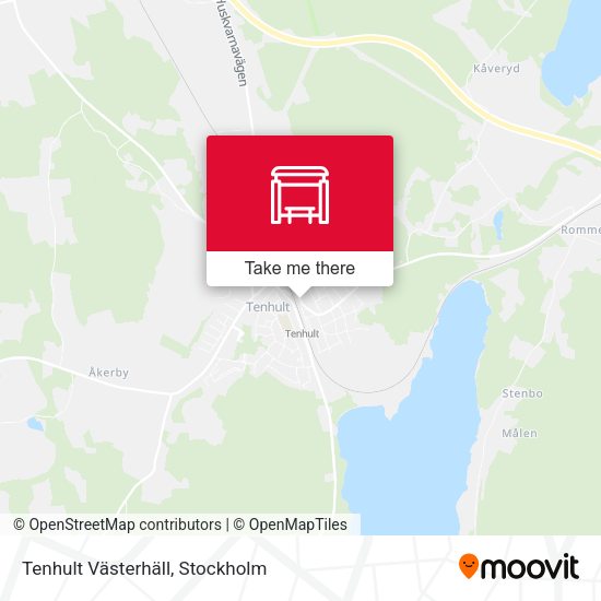 Tenhult Västerhäll map