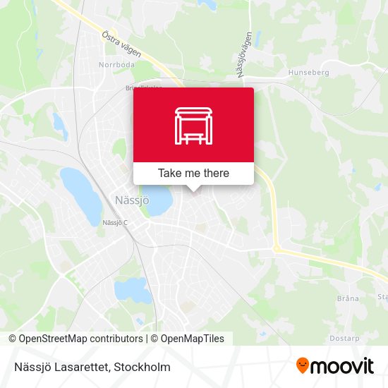 Nässjö Lasarettet map
