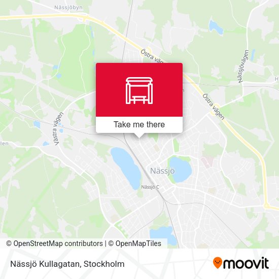 Nässjö Kullagatan map