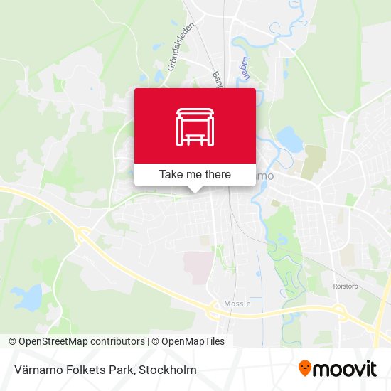 Värnamo Folkets Park map