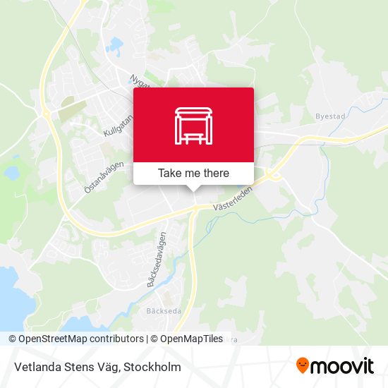 Vetlanda Stens Väg map
