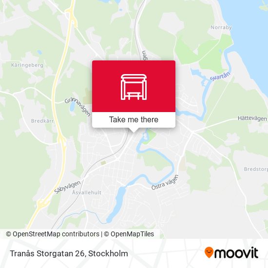 Tranås Storgatan 26 map