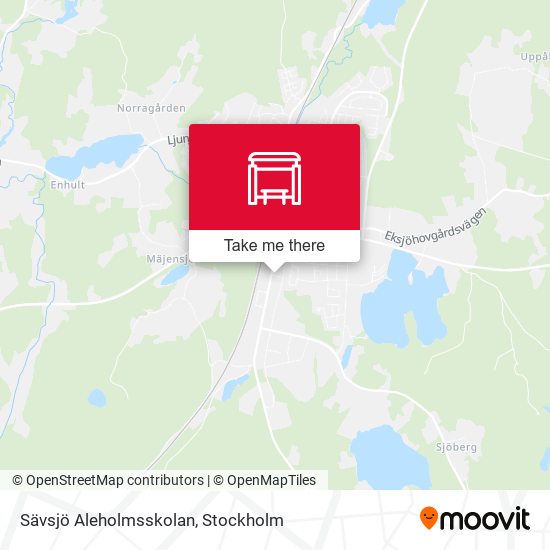 Sävsjö Aleholmsskolan map