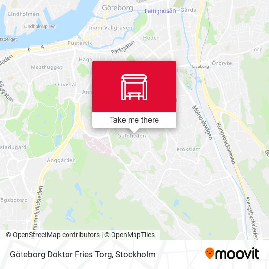 Göteborg Doktor Fries Torg map