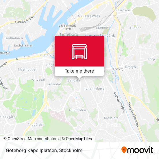 Göteborg Kapellplatsen map