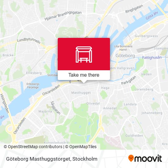 Göteborg Masthuggstorget map