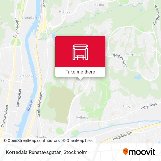 Kortedala Runstavsgatan map