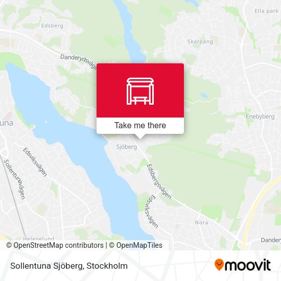 Sollentuna Sjöberg map