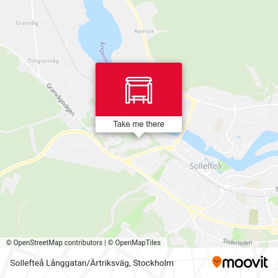 Sollefteå Långgatan/Ärtriksväg map