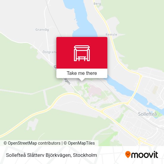 Sollefteå Slåtterv Björkvägen map