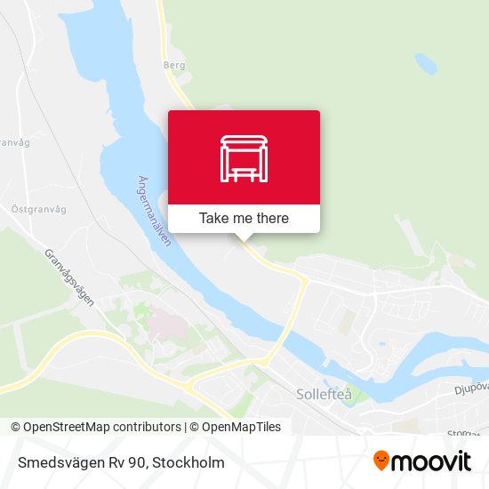 Smedsvägen Rv 90 map