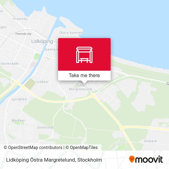 Lidköping Östra Margretelund map