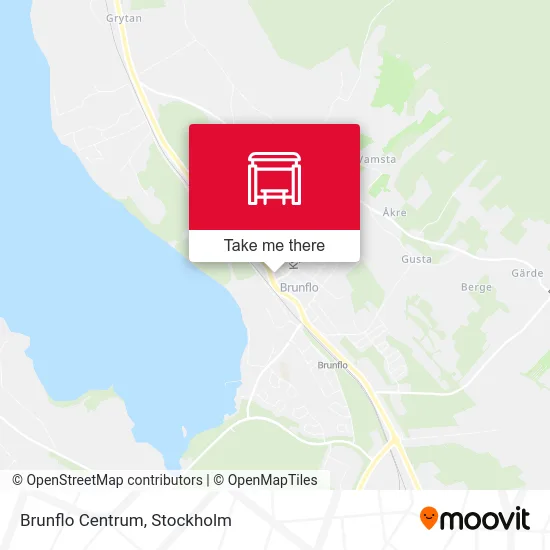 Brunflo Centrum map