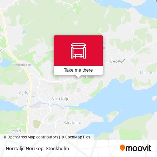 Norrtälje Norrköp map