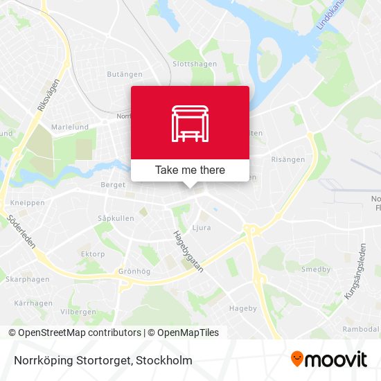 Norrköping Stortorget map