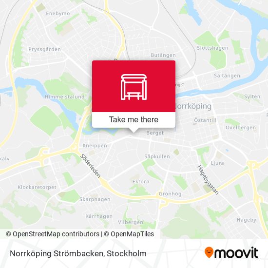 Norrköping Strömbacken map