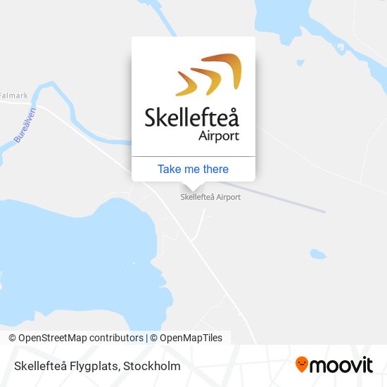Skellefteå Flygplats map
