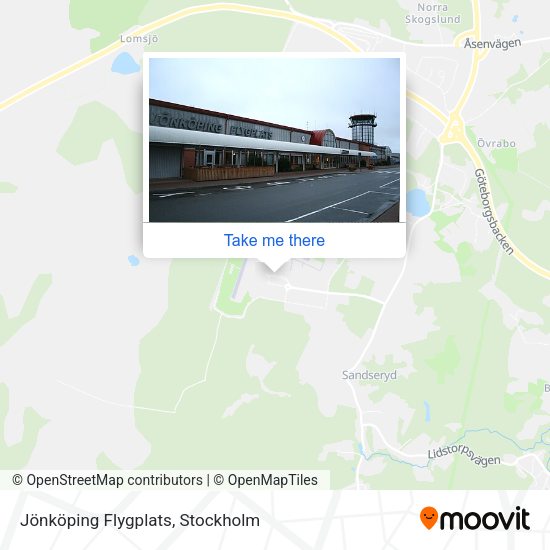 Jönköping Flygplats map