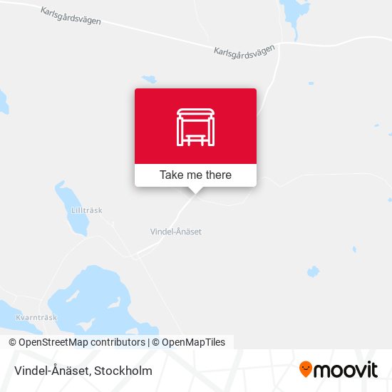 Vindel-Ånäset map
