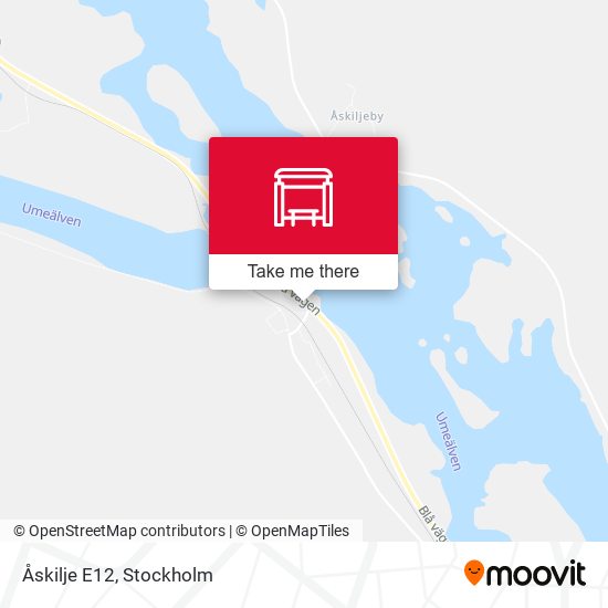 Åskilje E12 map
