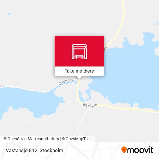 Västansjö E12 map
