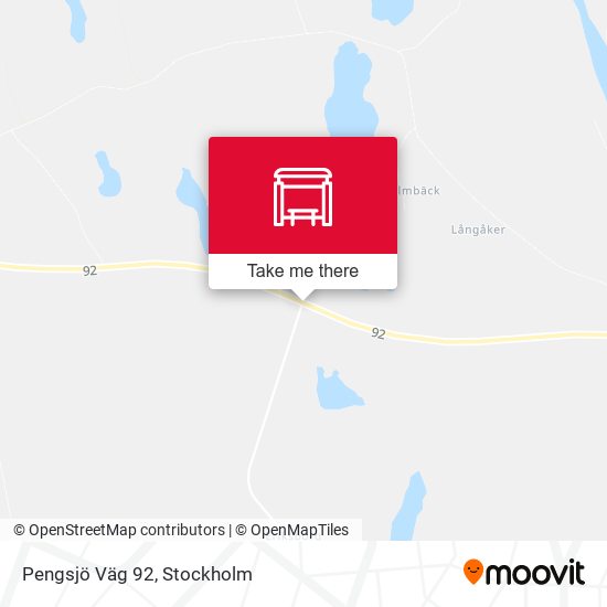 Pengsjö Väg 92 map