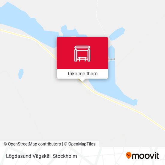 Lögdasund Vägskäl map