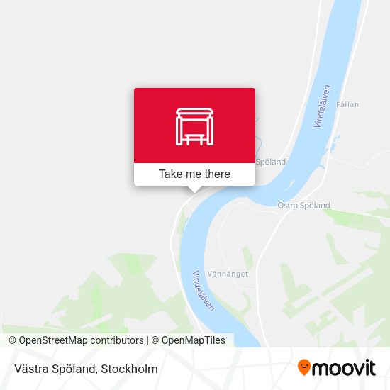 Västra Spöland map