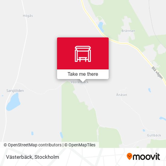 Västerbäck map