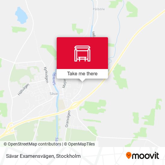 Sävar Examensvägen map