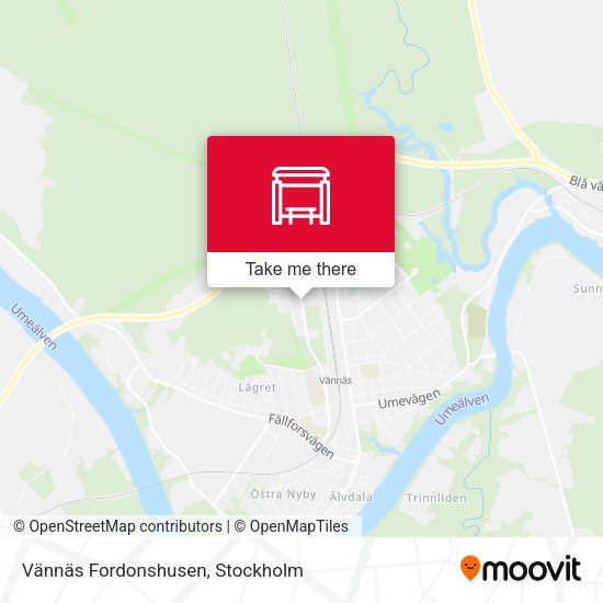 Vännäs Fordonshusen map