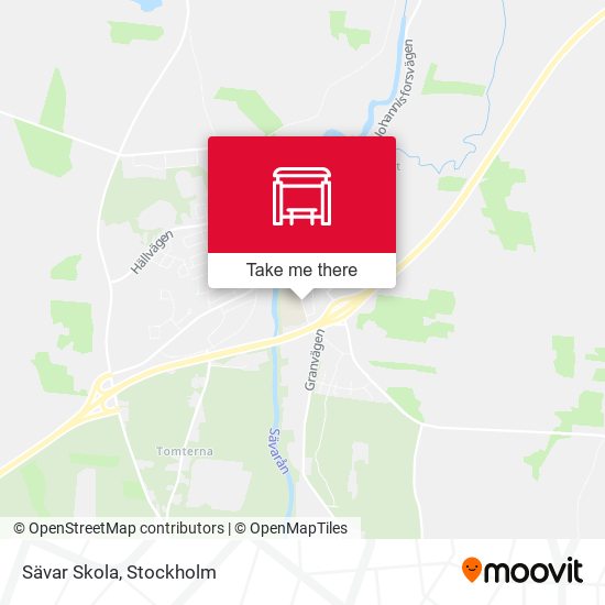 Sävar Skola map