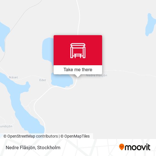 Nedre Flåsjön map
