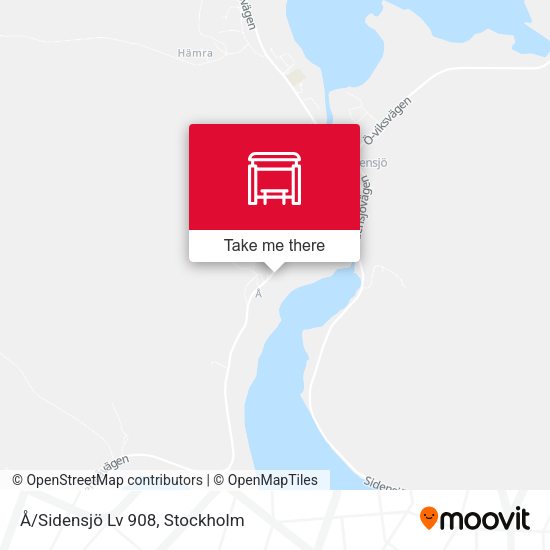 Å/Sidensjö Lv 908 map