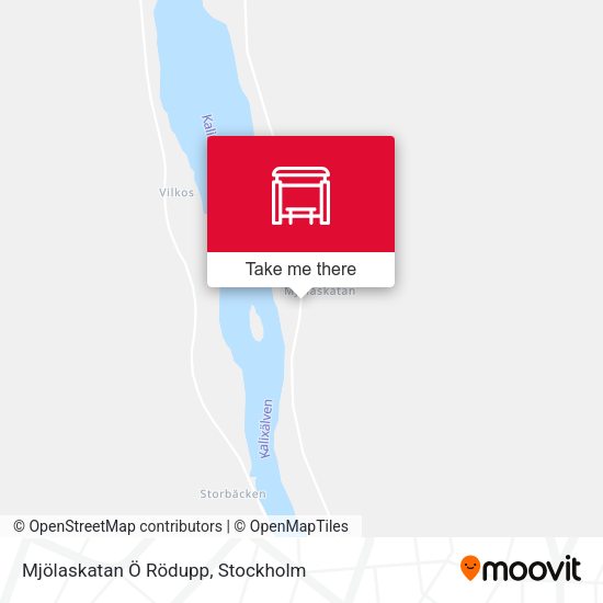 Mjölaskatan Ö Rödupp map