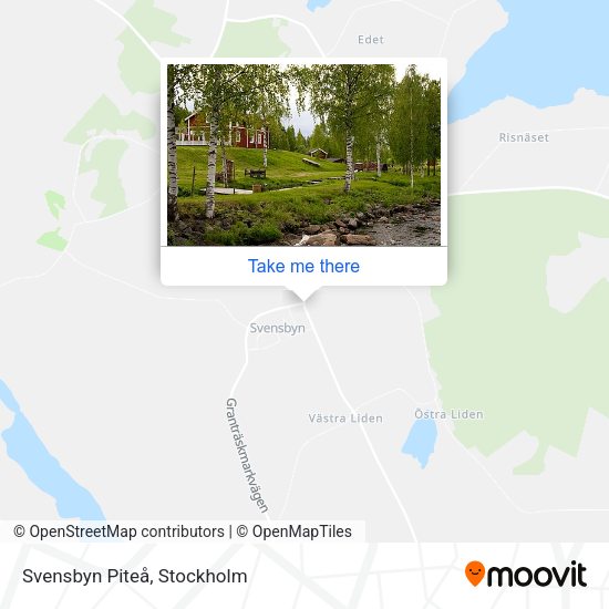 Svensbyn Piteå map