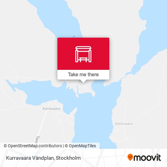 Kurravaara Vändplan map