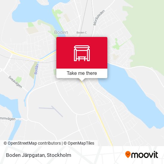 Boden Järpgatan map