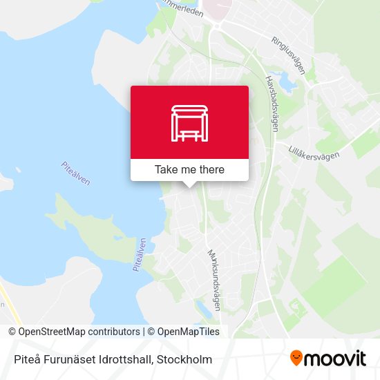 Piteå Furunäset Idrottshall map