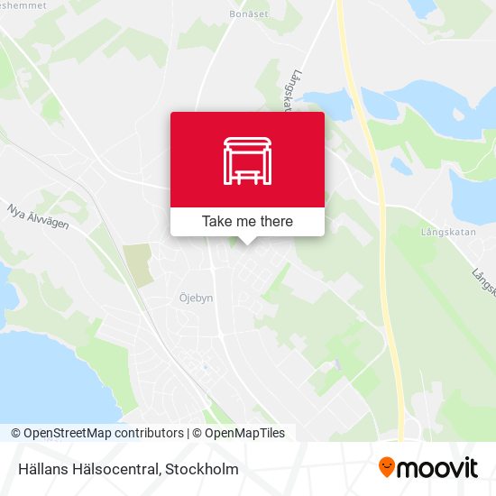Hällans Hälsocentral map