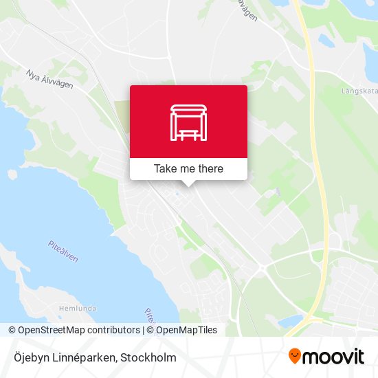 Öjebyn Linnéparken map