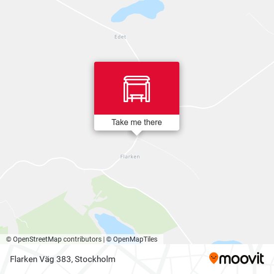 Flarken Väg 383 map