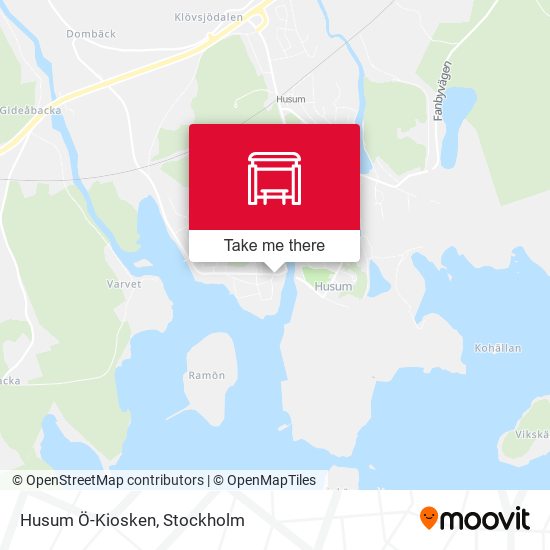 Husum Ö-Kiosken map