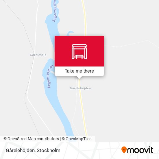 Gårelehöjden map