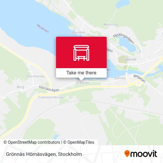 Grönnäs Hörnäsvägen map