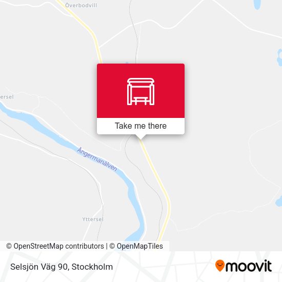 Selsjön Väg 90 map