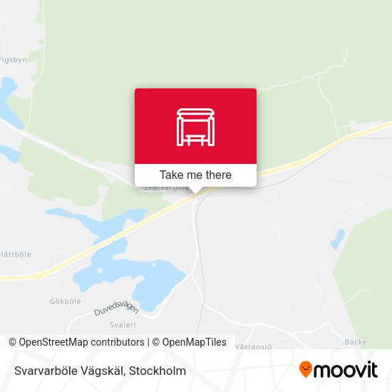 Svarvarböle Vägskäl map