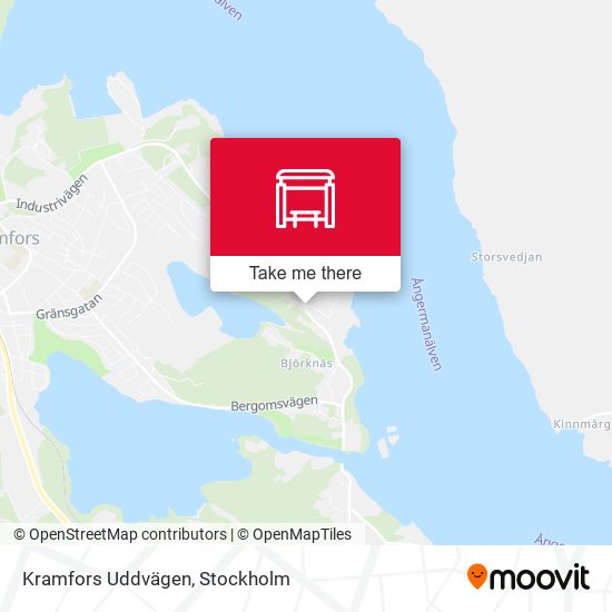 Kramfors Uddvägen map