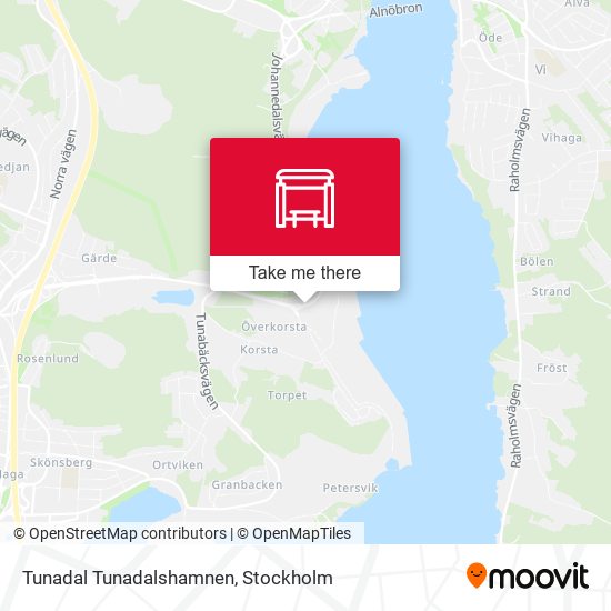Tunadal Tunadalshamnen map