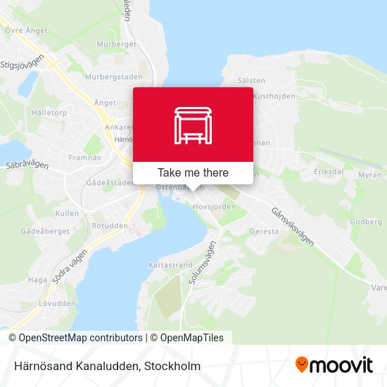 Härnösand Kanaludden map